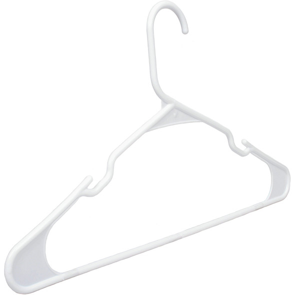 merrick 15-Pack Plastic Clothing Hanger (White) in the Hangers