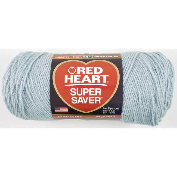 E300 Super Saver Yarn, Light Grey, 7 oz - 3 Packs