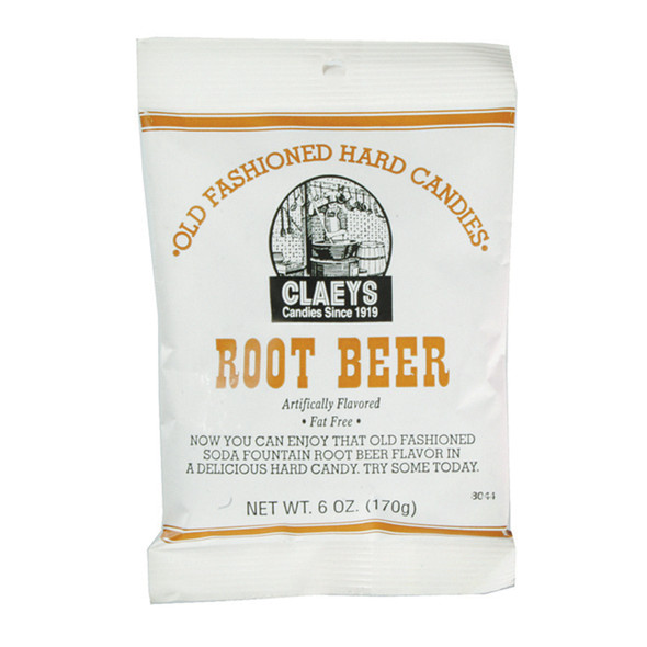 Claeys Root Beer Candies, Root Beer, 6oz  - Each