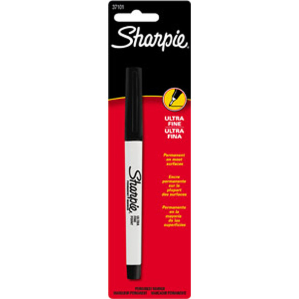 Sharpie Ultra Fine Permanent Marker, Black, .5Mm - 1 Pkg