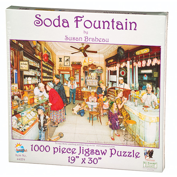 Soda Fountain Puzzle, 1000 Pc