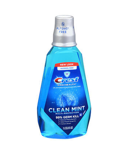 Crest Pro-Health Multi-Protection Oral Rinse Refreshing Clean Mint - 33.3 oz