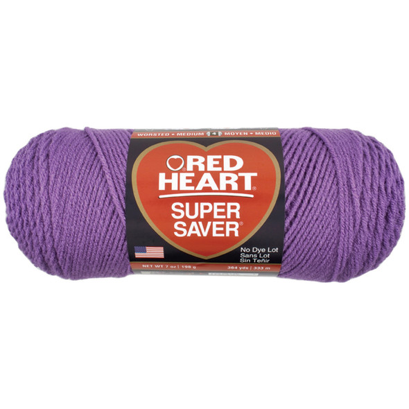 E300 Super Saver Yarn, Medium Purple, 7 oz - 3 Packs