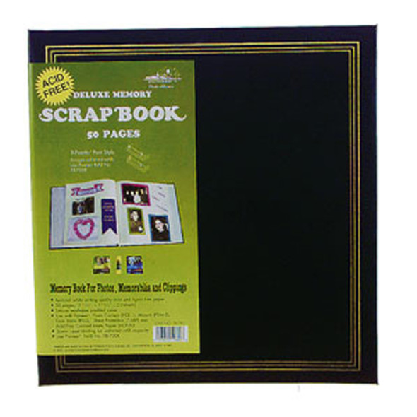 Deluxe Scrapbook, Asst, 12" X 12" - 1 Pkg