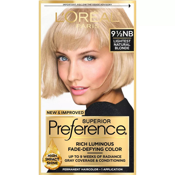 L'Oreal Superior Preference - 9-1/2NB Lightest Natural Blonde (Natural)