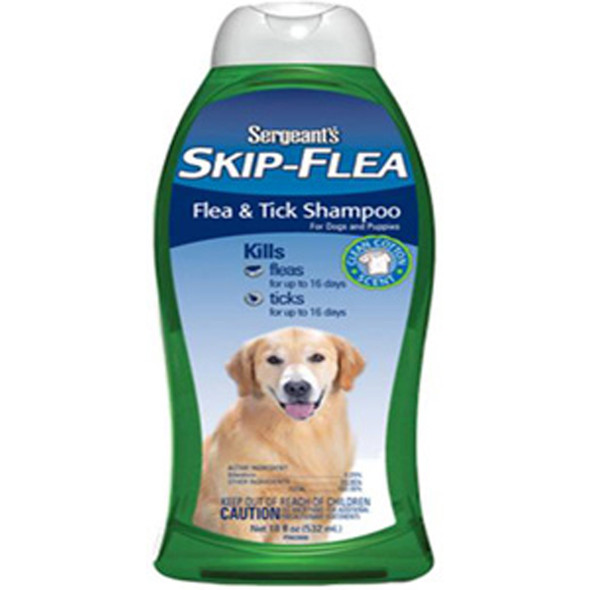 Skip - Flea & Tick Dog Shampoo, Original - 18 oz