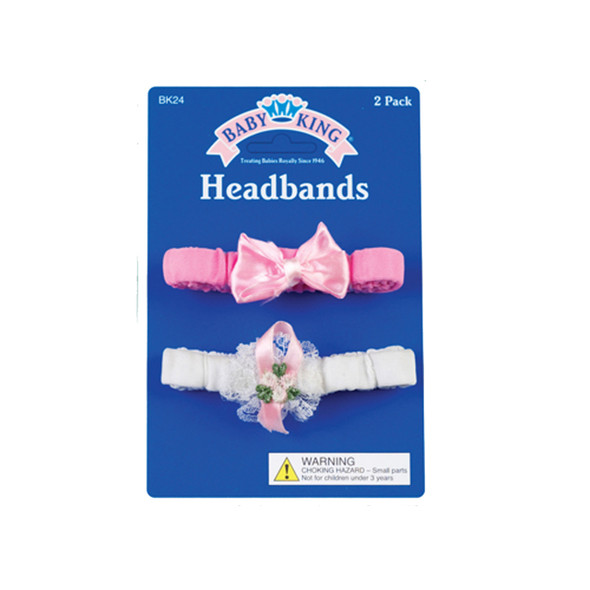 Girls Headband, Asst, 2 Pack - 1 Pkg