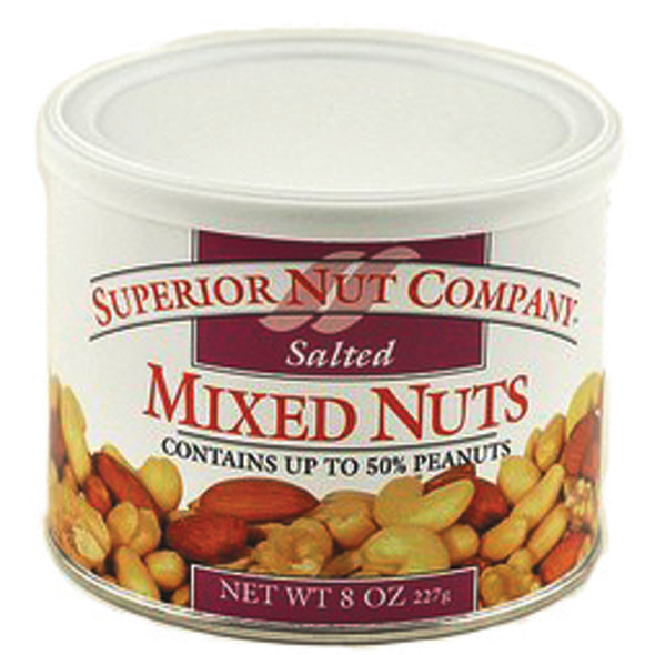 Mixed Nuts- 50% Peanuts, 8 oz - 1 Pkg