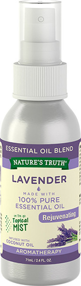 Nature's Truth Lavender Rejuvenating On the Go Hydrating Mist - 2.4 oz