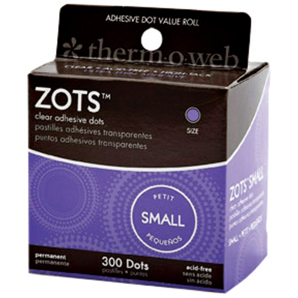 Adhesive Memory Zots-300Ct, Clear - 1 Pkg
