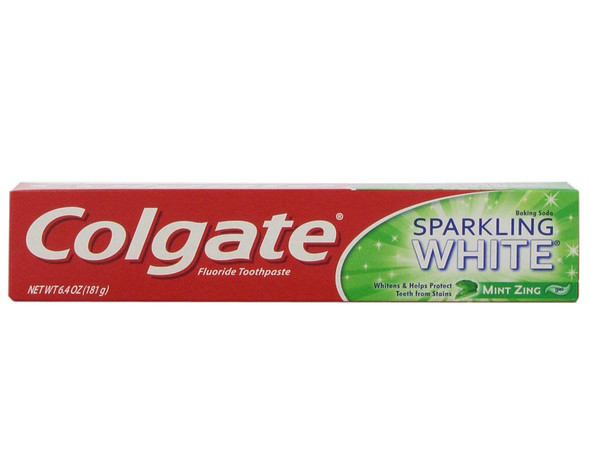 Colgate Sparkling White Toothpaste Mint Zing - 6 oz