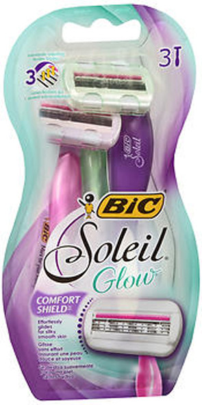 Bic Soleil Glow Razors - 3 ct