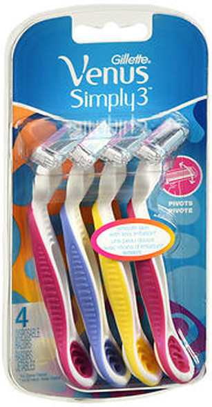 Gillette Venus Simply3 Razors - 4 ct