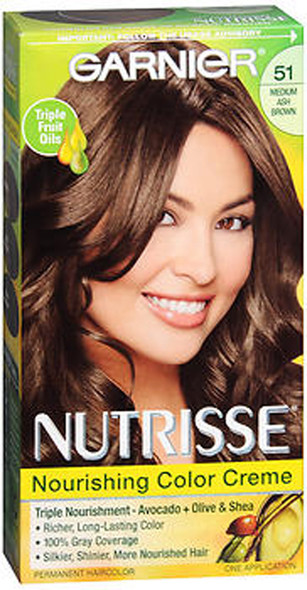 Garnier Nutrisse Haircolor - 51 Cool Tea (Medium Ash Brown)