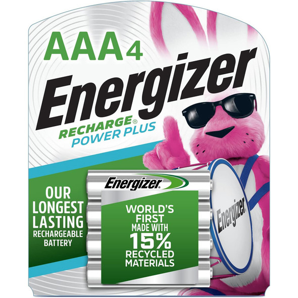 Energizer Recharge Power Plus Pre-Charged NiMH Batteries AAA - 4pk