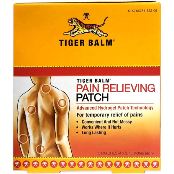 Tiger Balm Pain Relieving Patches - 5 ct Tiger Balm Pain Relieving Patches - 5 ct