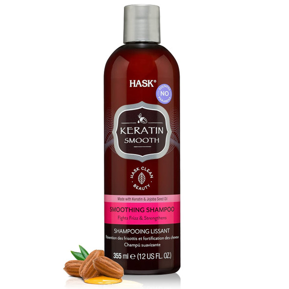 Hask Keratin Protein Smoothing Shampoo - 12 oz