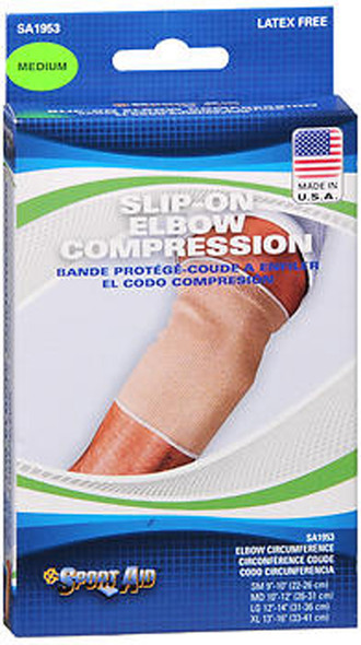 Sport Aid Slip-On Elbow Compression Medium - 1 ea.
