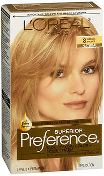 L'Oreal Superior Preference - 8 Medium Blonde (Natural)