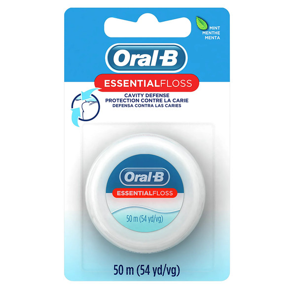 Oral-B EssentialFloss Cavity Defense Dental Floss Mint - 55 yds.