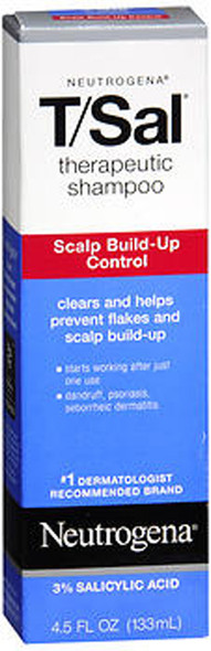 Neutrogena T/Sal Therapeutic Shampoo, Scalp Build-up Control - 4.5 oz