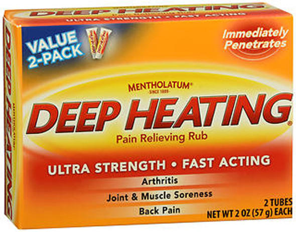 Mentholatum Deep Heating Pain Relieving Rub Extra Strength - 2 oz