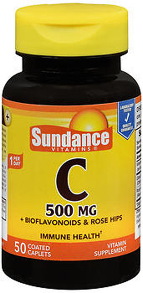 Sundance Vitamins Vitamin C 500 mg - 50 Coated Caplets