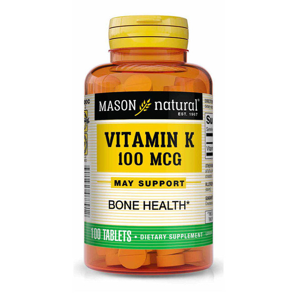 Mason Natural K 100 mcg -100 Tablets