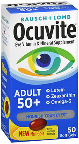 Ocuvite Eye Vitamin & Mineral Supplement, Adult 50+ - 50 ct