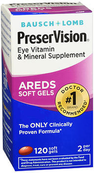 PreserVision Eye Vitamin & Mineral Supplement  - 120 Gelcaps