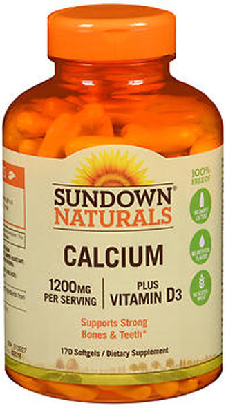 Natures Bounty Calcium 1200 Mg Plus Vitamin D3 Mineral Supplement Softgels 220 Ct The 7396