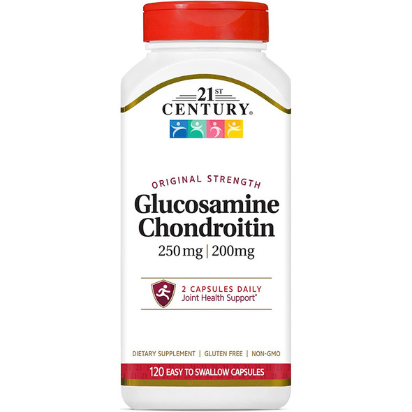 21st Century Glucosamine 250 mg and Chondroitin 200 mg Dietary Supplement - 120 Capsules