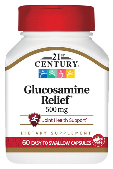 21st Century Glucosamine Relief 500mg - 60 Capsules