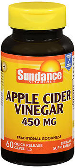 Sundance Apple Cider Vinegar 450 mg - 60 Quick Release Capsules