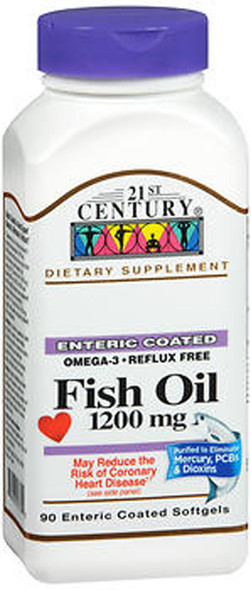 21st century fish oil 1200 mg