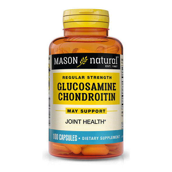 Mason Natural Glucosamine Chondroitin Capsules Regular Strength - 100ct
