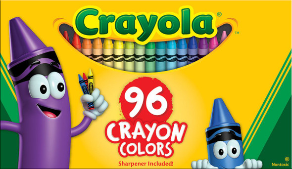 Crayola Crayons - Asst, 96 ct