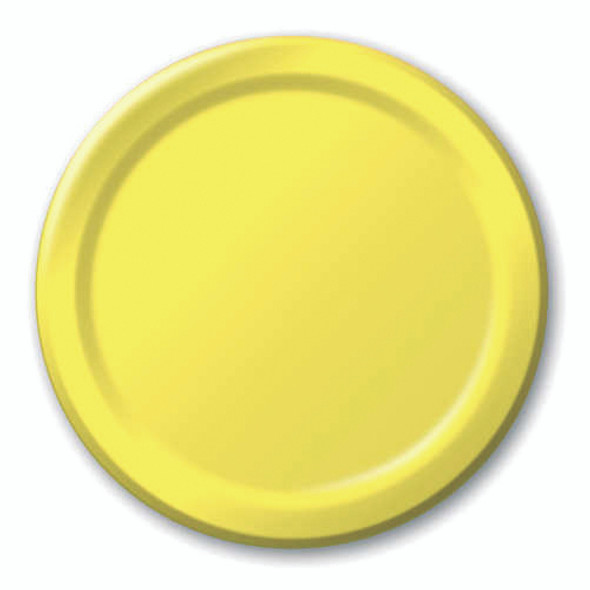 Solid Color Dinner Plates - Mimosa, 9"
