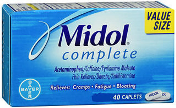 Midol Menstrual Complete Caplets - 40 ct
