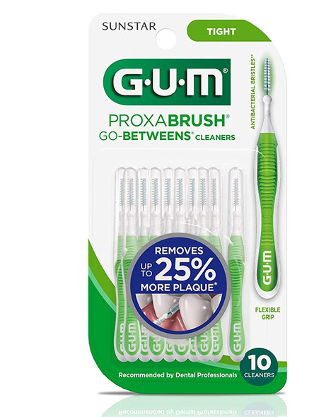 GUM Proxabrush Go-Betweens Cleaners Tight - 8ct