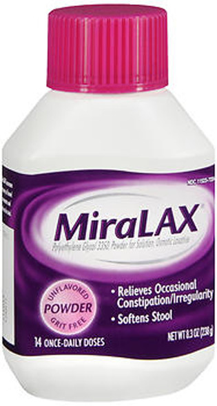 MiraLAX Laxative, Unflavored Powder  8.3 oz
