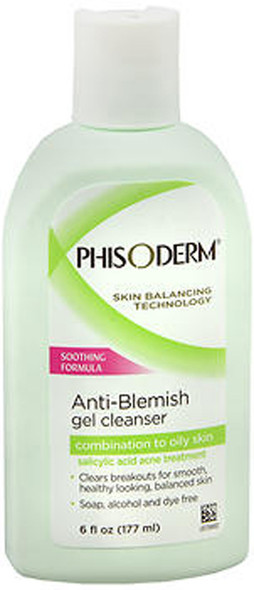 pHisoderm Anti-Blemish Gel Facial Wash - 6 oz
