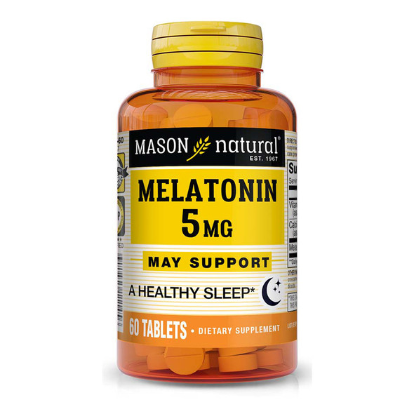 Mason Natural Melatonin 5 mg Tablets Extra Strength - 60ct