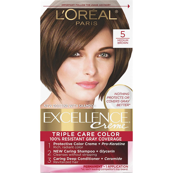 L'Oreal Excellence Creme - 5 Medium Brown (Natural)