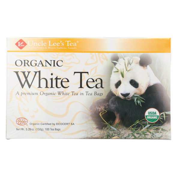 Uncle Lee's Legends Of China Organic White Tea - 100 Tea Bags
