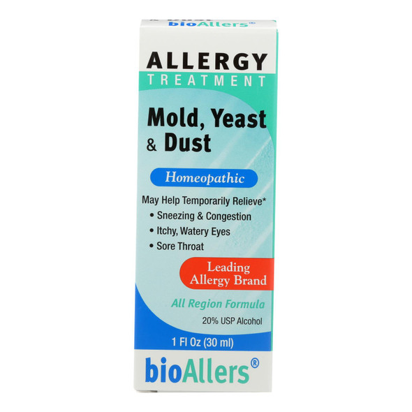 Bio-allers Allergy Treatment Mold Yeast And Dust - 1 Fl Oz