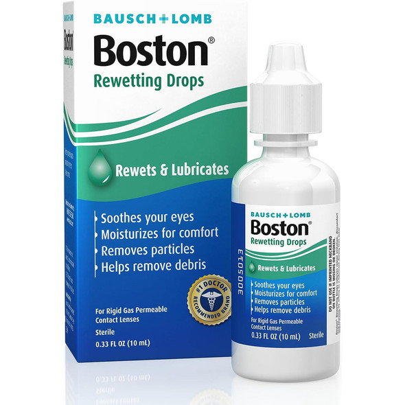 Bausch + Lomb Boston Rewetting Drops - 0.33 oz