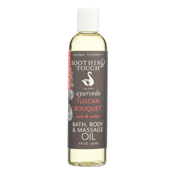 Soothing Touch Bath And Body Oil - Rest-relax - 8 Oz