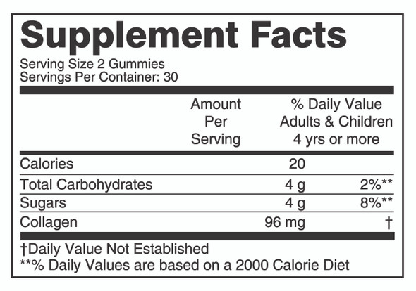 Mason Natural Collagen 96MG Gummies - 60 ct