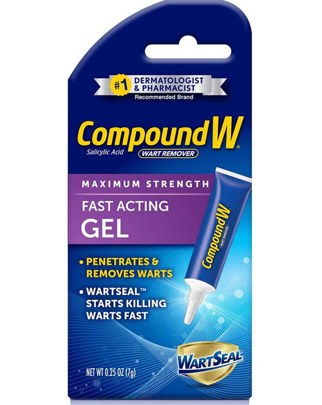Compound W Fast-Acting Maximum Strength Gel - 0.25 oz